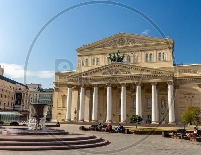 Bolshoi Theatre In Moscow, Russia