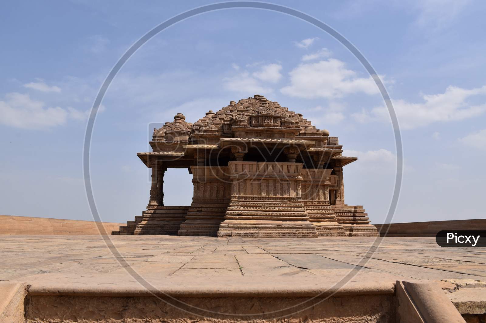 Gwalior, Madhya Pradesh/India : March 15, 2020 - Jain Temple In Gwalior Fort