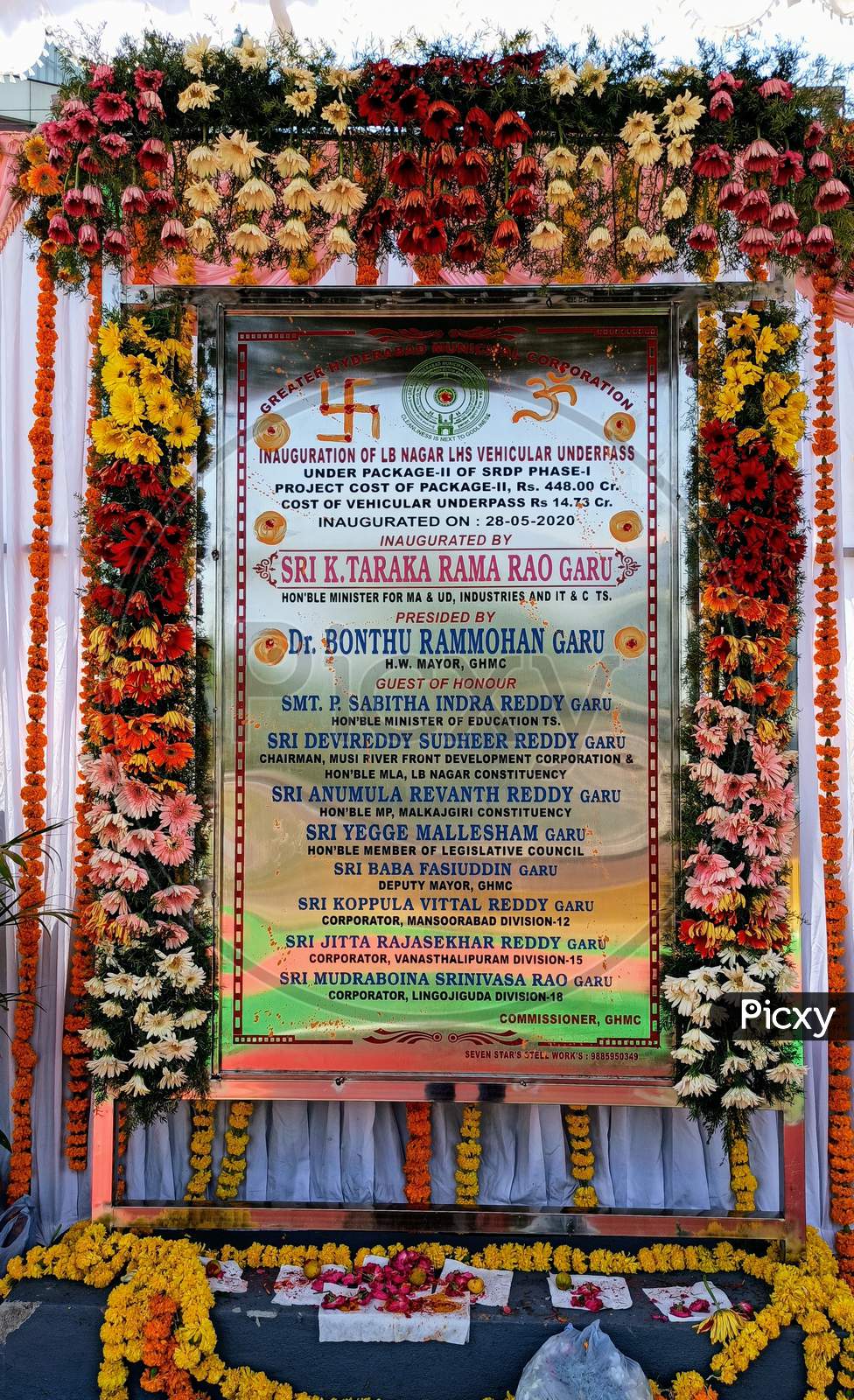 Inauguration Of LB Nagar LHS Vehicular Underpass Inaugurated By Sri K. Taraka Rama Rao On May 28, 2020 in Hyderabad city