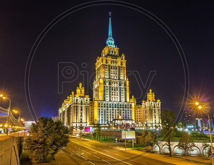 Hotel Ukraine, A Neoclassical Stalin-Era Highrise Building In Moscow