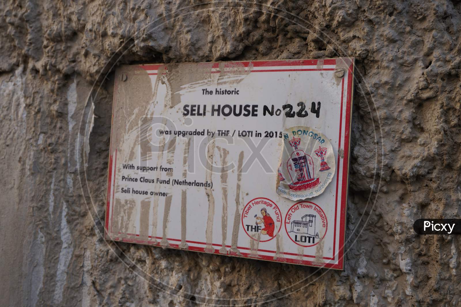 Ancient Leh Seli House Name Plate