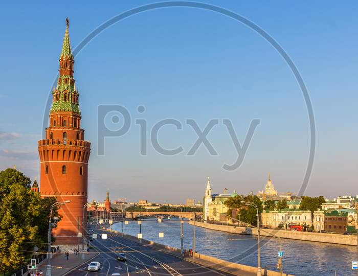 Evening View Of Moscow Kremlin, Russia