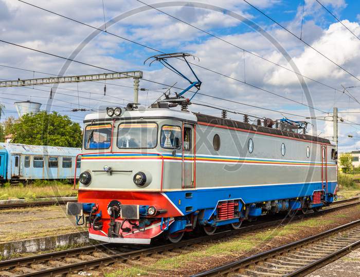 Locomotive In Cluj-Napoca Station, Romania