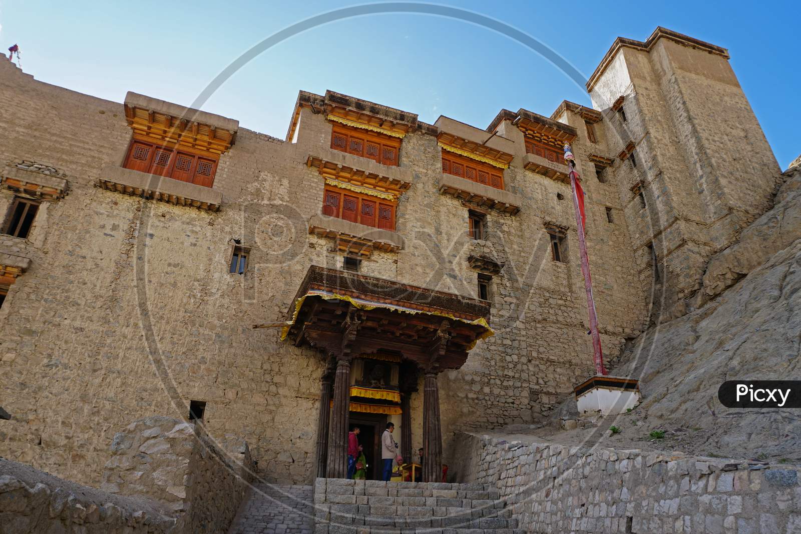 Leh Palace Main Gate, Leh Ladakh, India