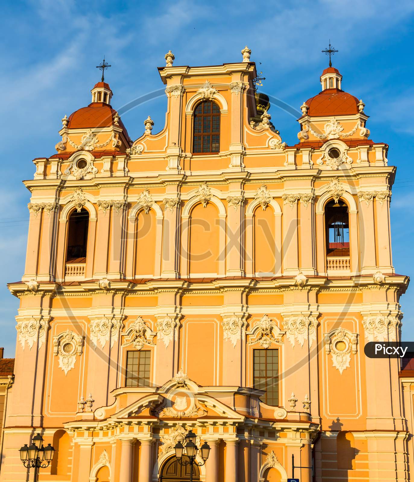 Facade Of St. Casimir Church In Vilnius, Lithuania