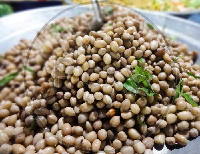 Ingredient deep boiled nut pesta Indian food photography