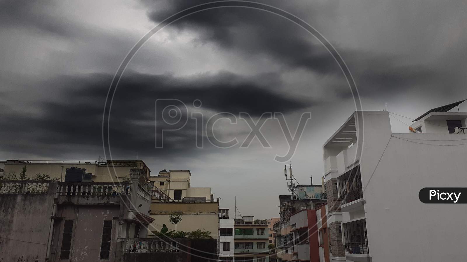 cloudy sky in dhaka