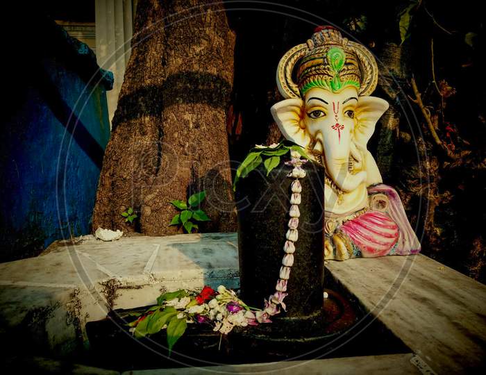 Ganesha, Also Spelled Ganesh, Also Called Ganapati, Elephant Headed Hindu God