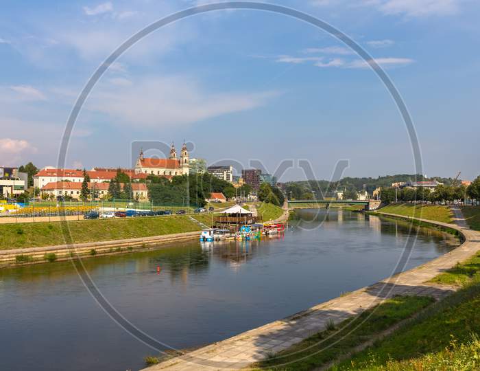 Neris River In Vilnius, Lithuania