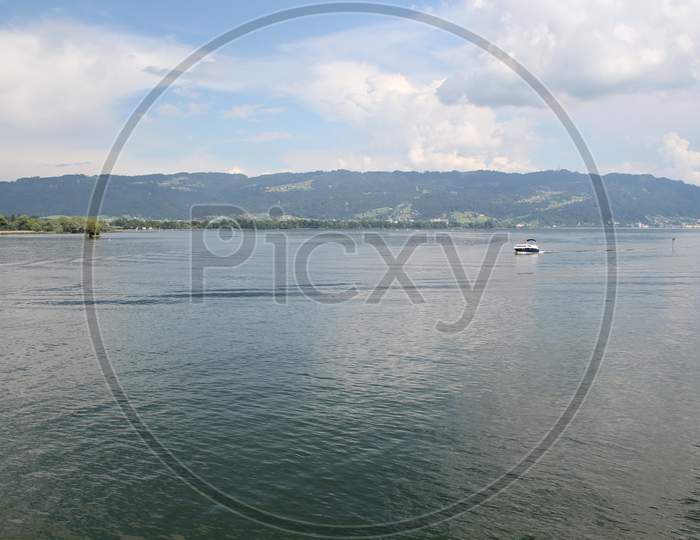 Ship On Lake Constance