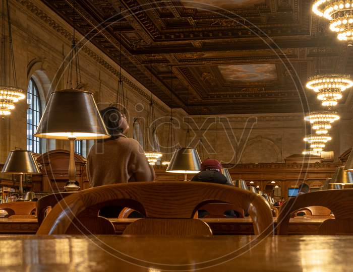 The New York Public Library inside Stephen A. Schwarzman Building
