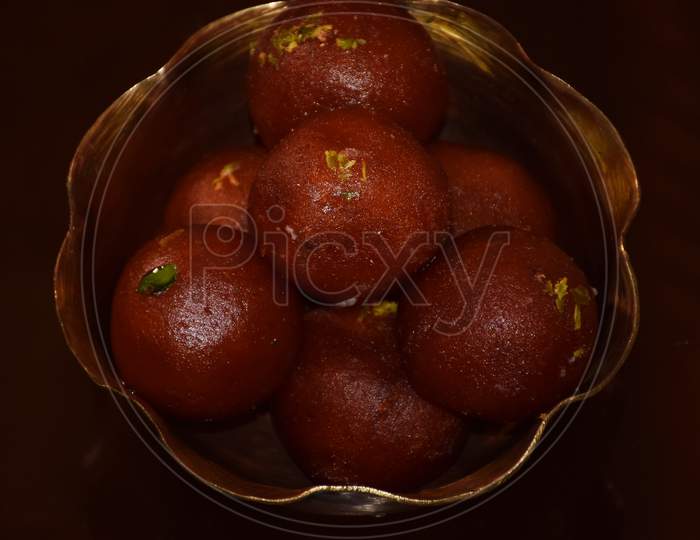 Delicious Indian Sweet Gulab Jamun