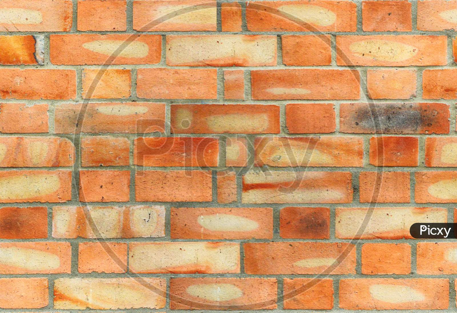 Seamless brick wall view