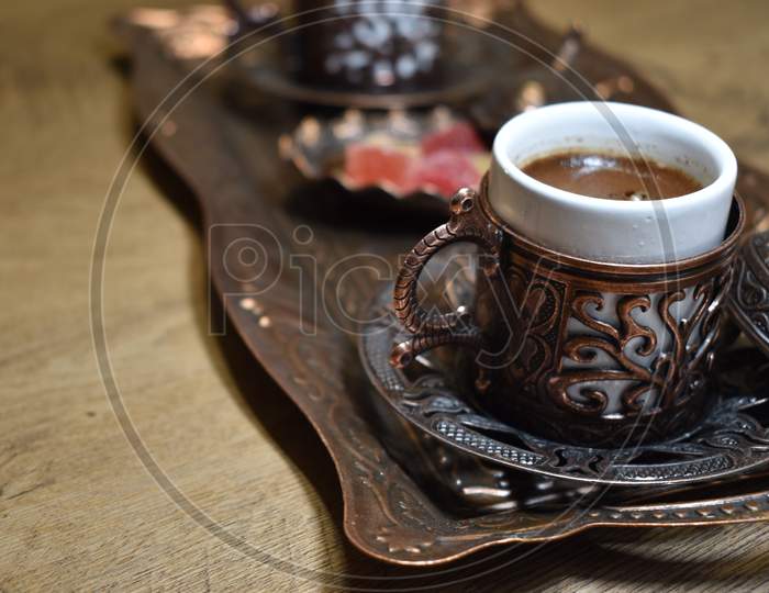 Turkish coffee and turkish delight
