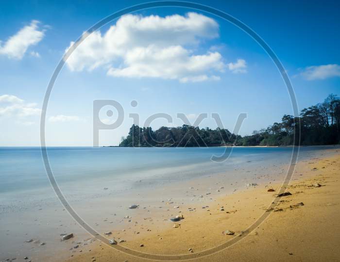 View of sitapur beach in Neil island, Andamans