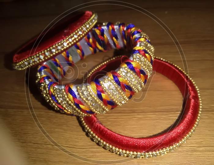women hand made bracelet.