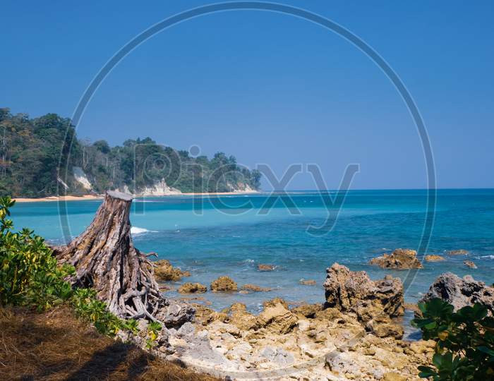 view of the Sitapur beach, Neil island, Andamans
