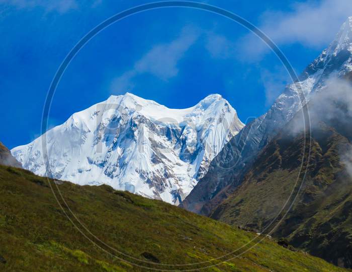 Beautiful Himalayan Snow Mountains Captured From Nepal.