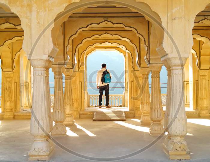 Amer Fort is a fort located in Amer, Rajasthan, India. Amer is a town with an area of 4 square kilometres located 11 kilometres from Jaipur