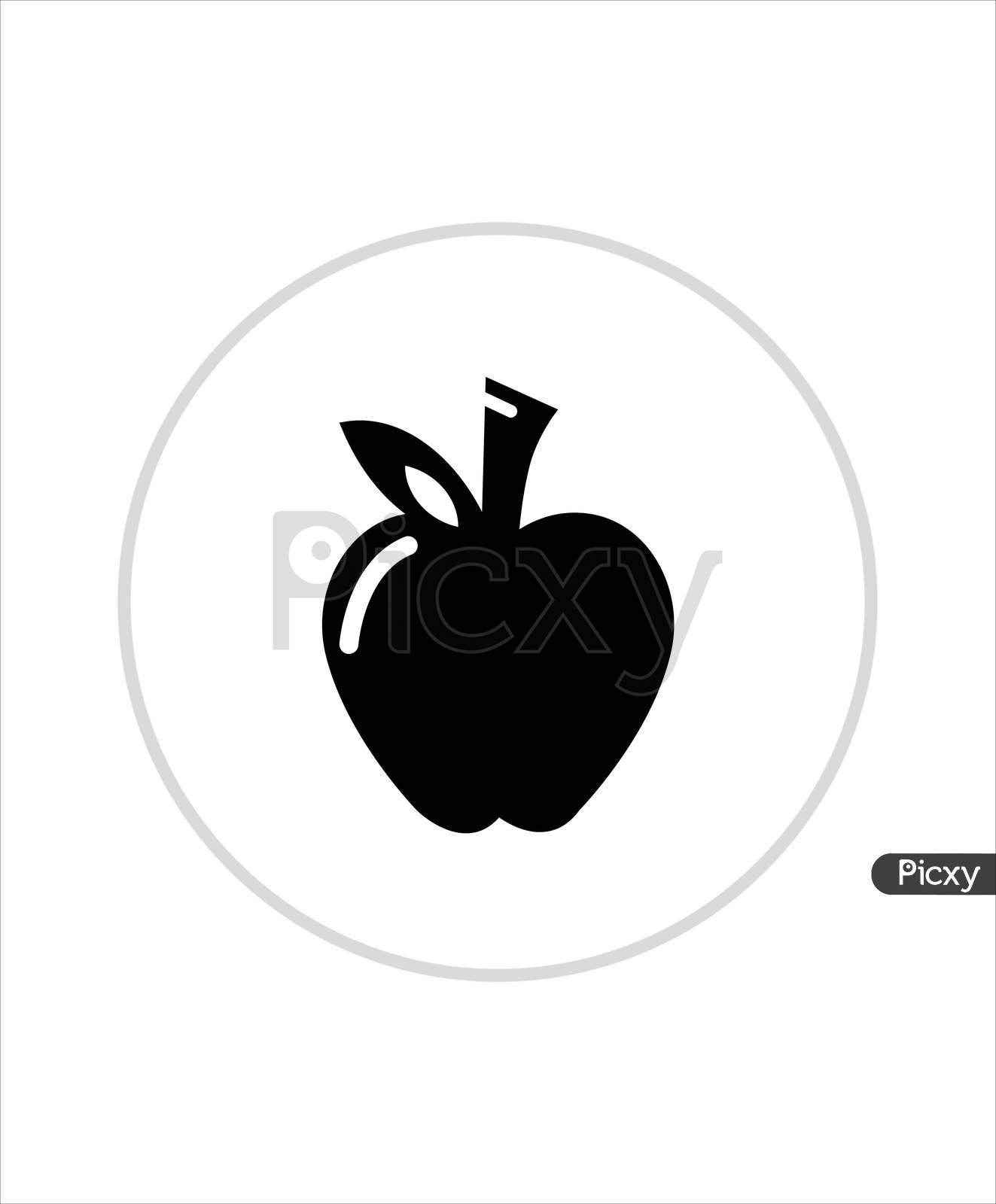 apple icon,vector best flat apple design icon.
