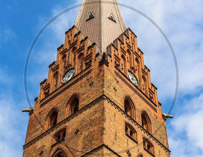 Belfry Of St Petri Cathedral In Malmo, Sweden
