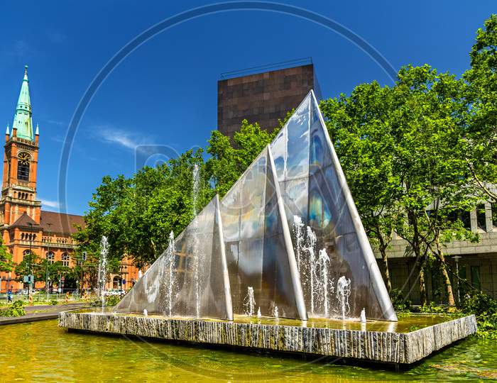 Fountain In Dusseldorf, Germany