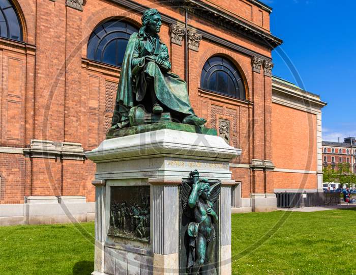 Statue Of Asmus Jacob Carstens In Copenhagen, Denmark