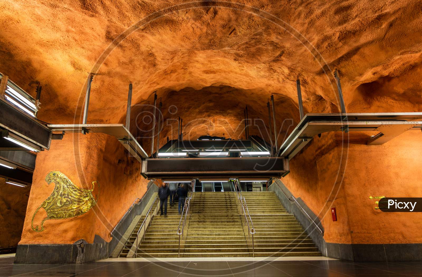 Interior Of Rinkeby Station, Stockholm Metro