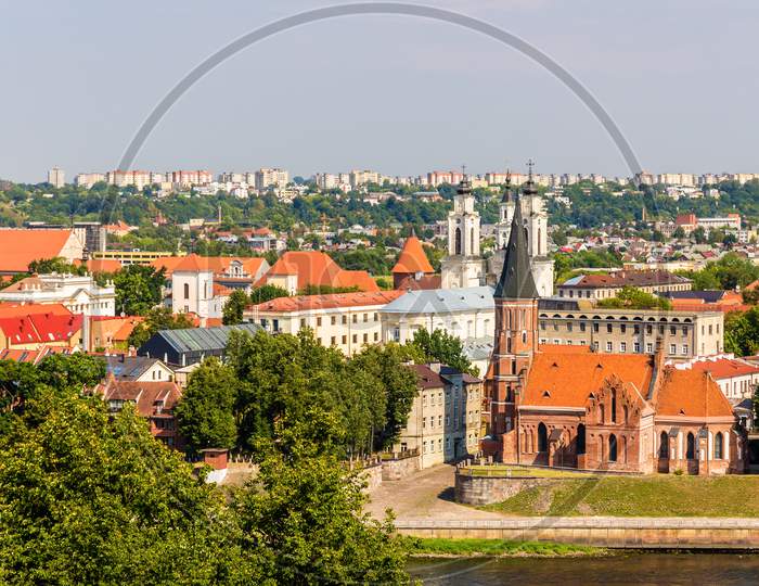 View Of Historic Center Of Kaunas - Lithuania