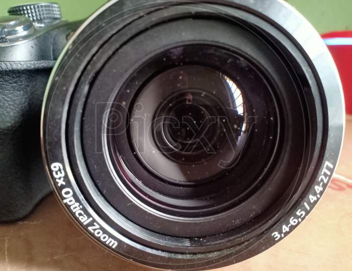 camera lens view