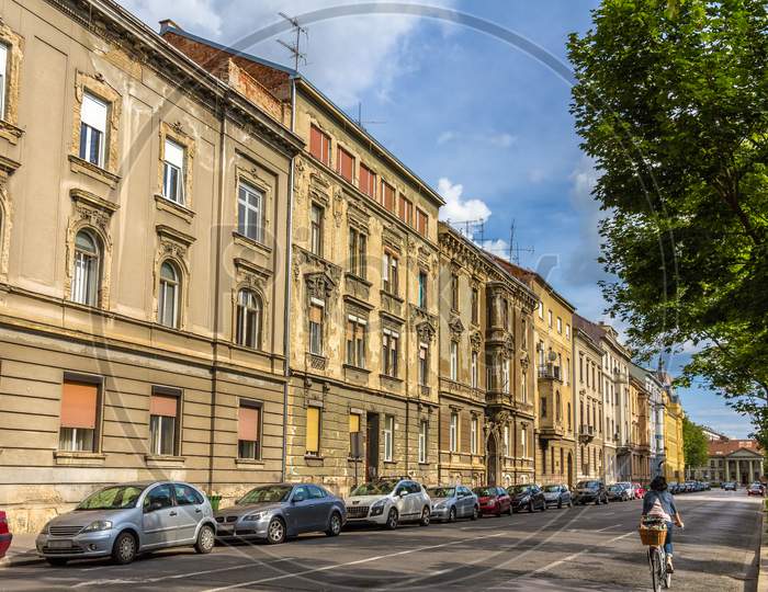 Buildings In The City Center Of Zagreb, Croatia