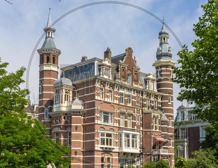 House On Weteringschans Street Of Amsterdam