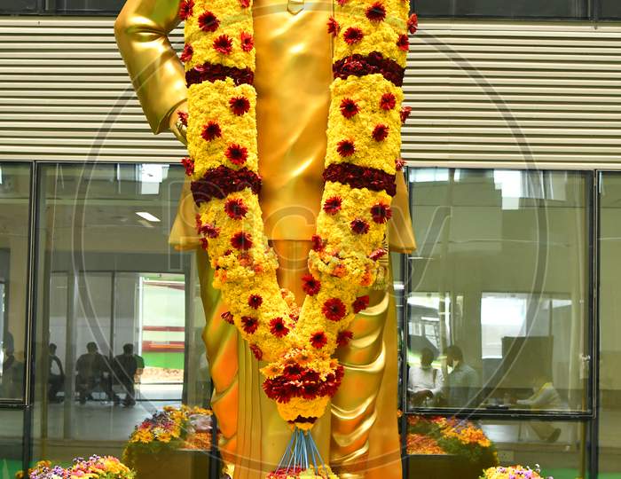 Anna Ntr Statue In Digital Mahanadu 2020