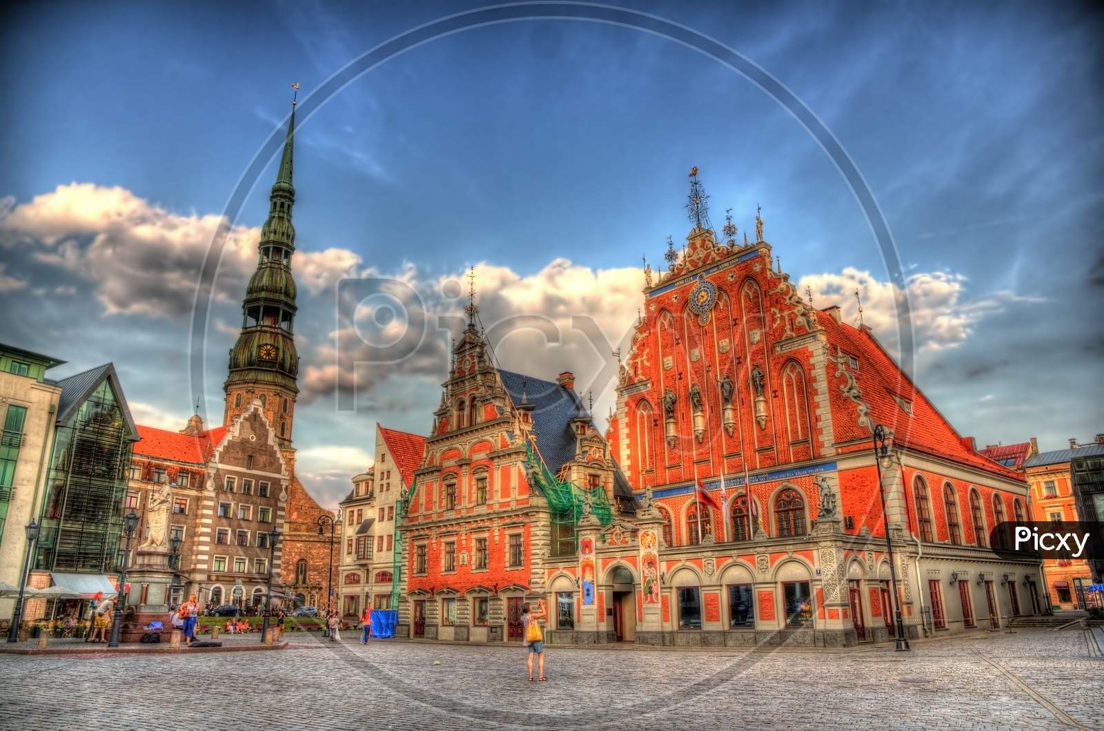 Riga Town Hall (Albert) Square - Latvia
