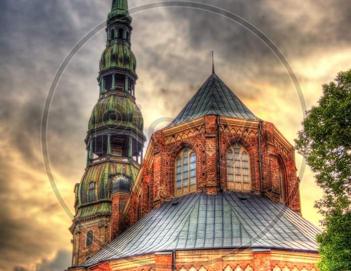St. Peter Church In Riga - Latvia