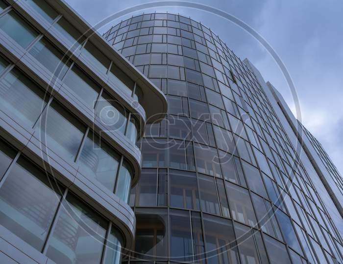 Stuttgart,Germany - May 24,2017: Europe District This Is A New,Modern Office Building Of The Lbbw,One Of South Germany'S Biggest Banks.It'S Between Heilbronner Strasse And Main Station.