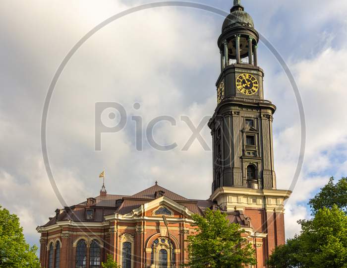 St. Michaelis Church In Hamburg, Germany