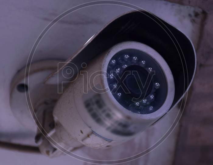 Close Circuit Camera installed in a locality
