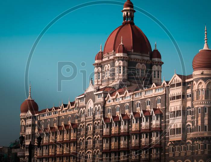 Mumbai,India-March 14,2019:The Taj Mahal Hotel In The City Cente, The Gateway Of India