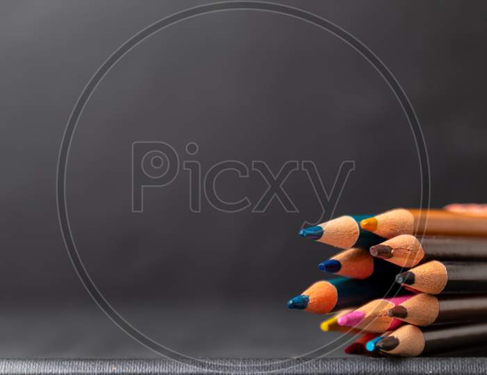 Colorful pencil colors