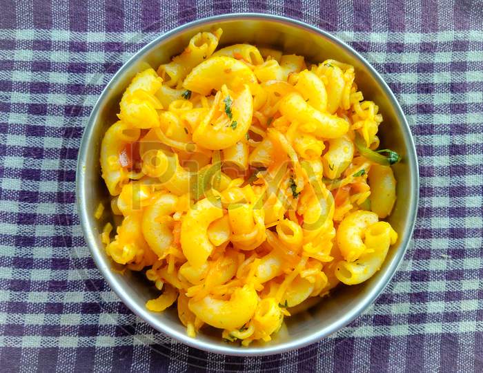 Pasta in indian style