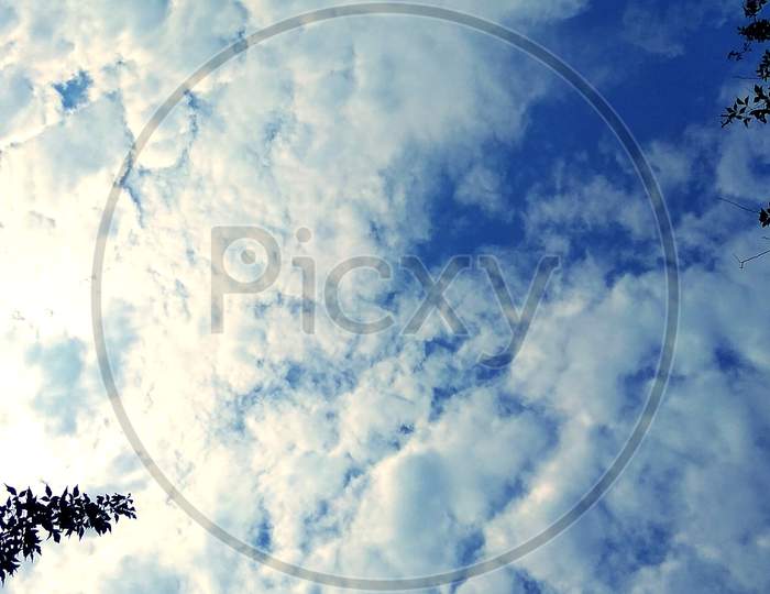 Blue sky atmosphere phenomenon cloud photography