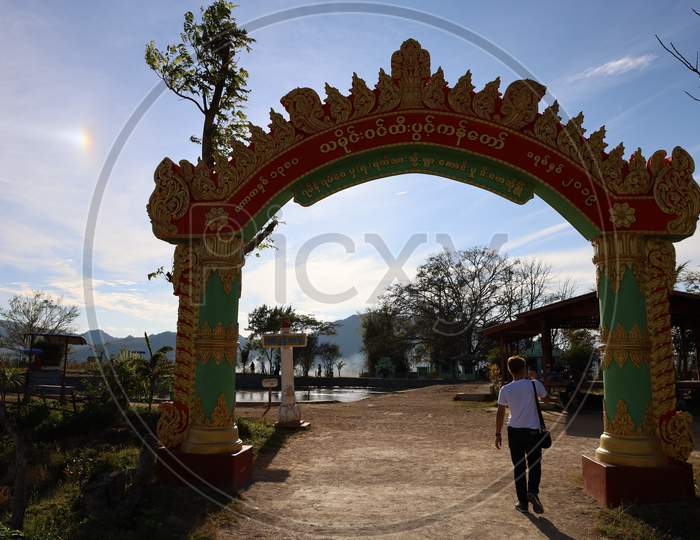 A Welcome Arch of a Temple