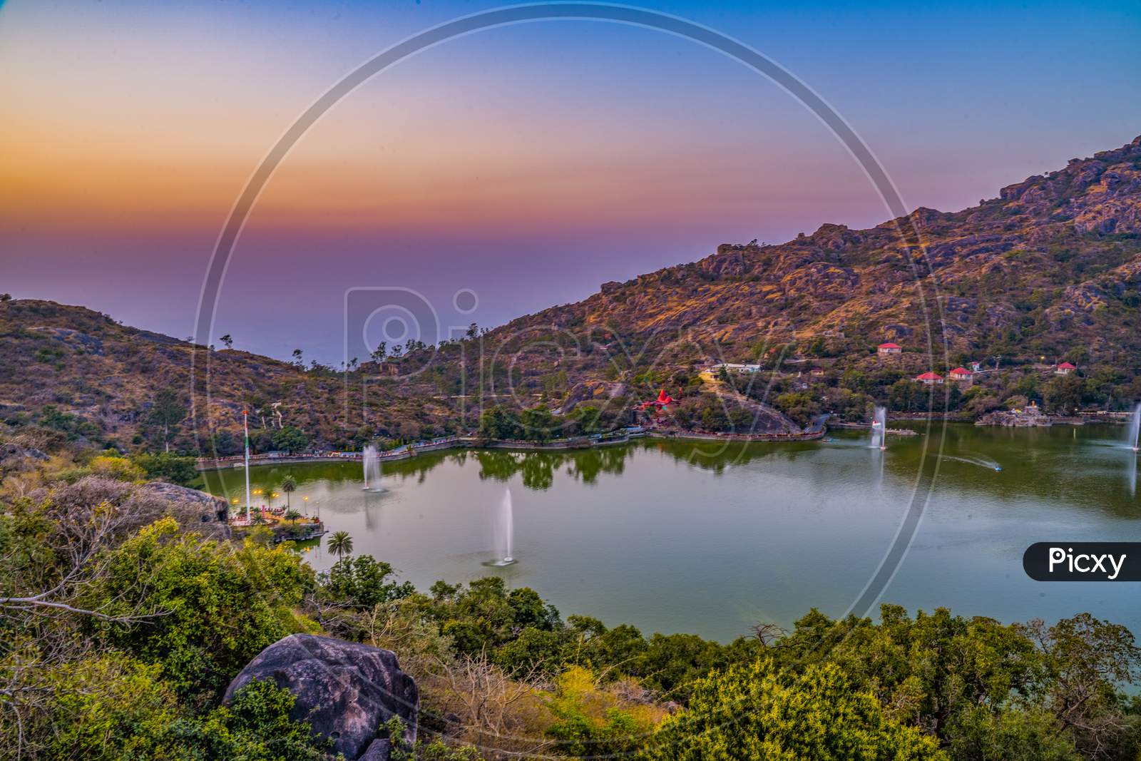 Nakki Lake is a lake situated in the Indian hill station of Mount Abu in Aravalli range.