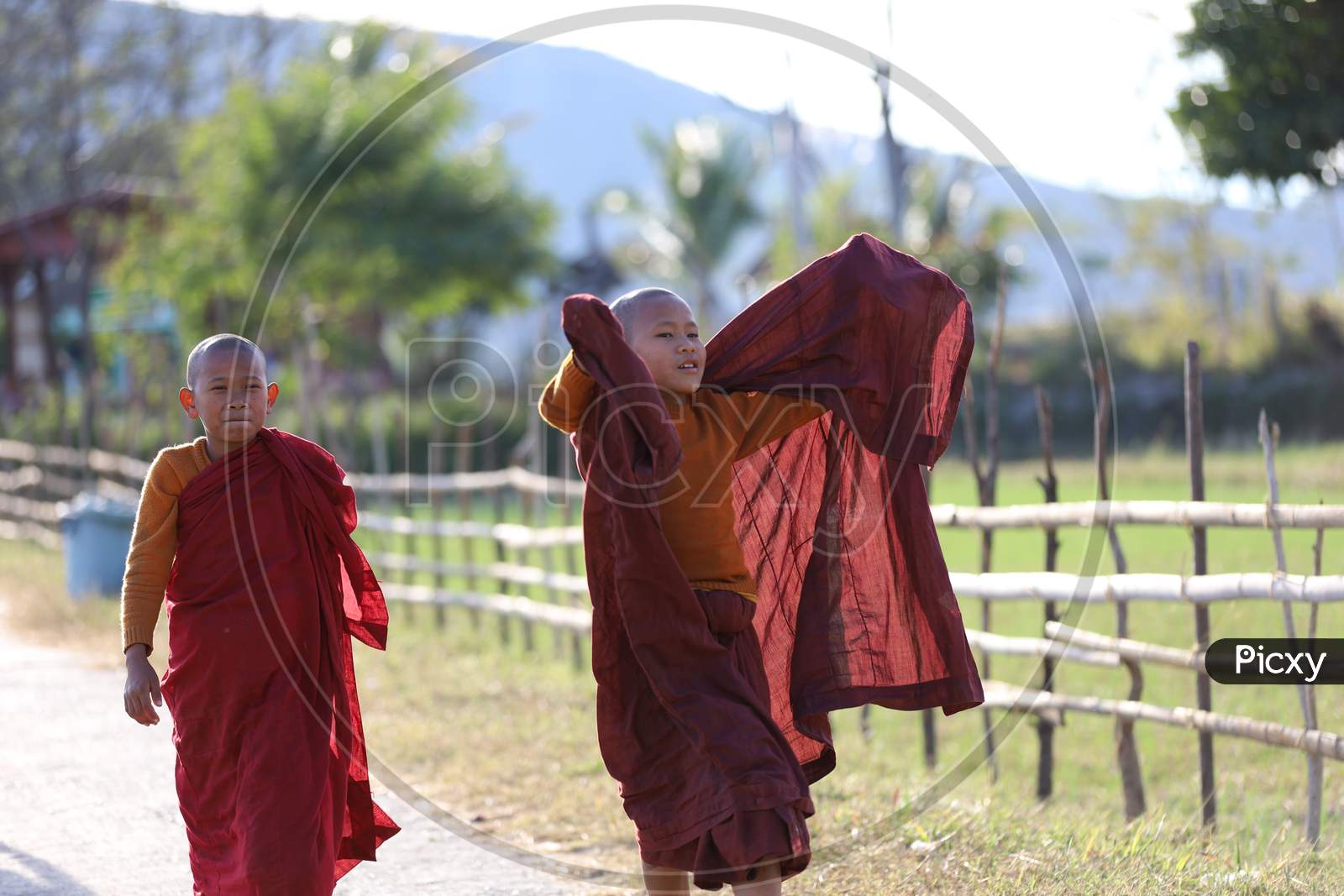 A couple of Young Buddhists
