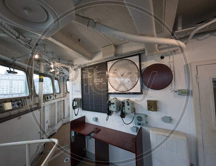 Interior of HMS Belfast Cruiser