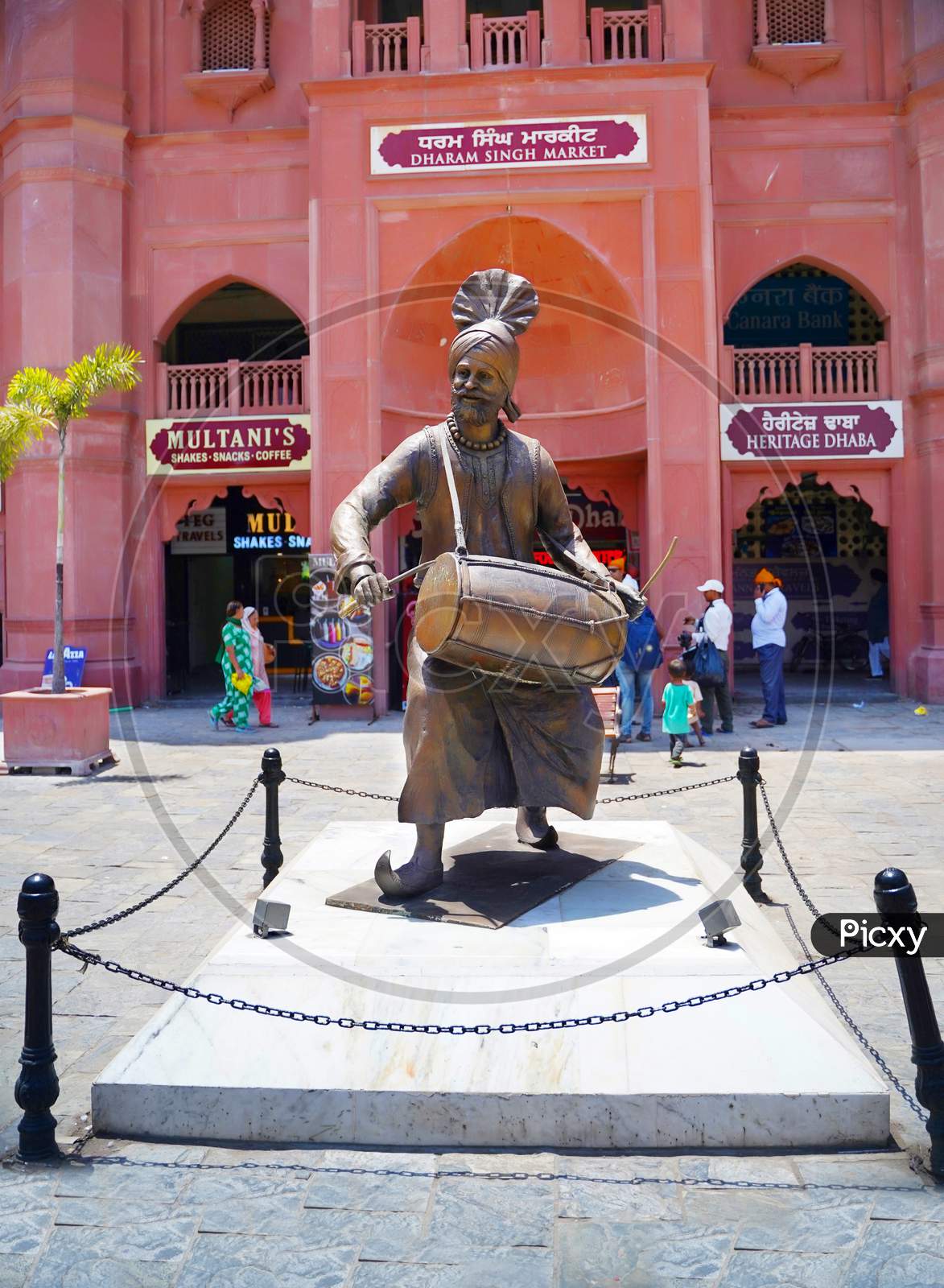 Statu of Punjabi Culture with Dance Performance in Amritsar