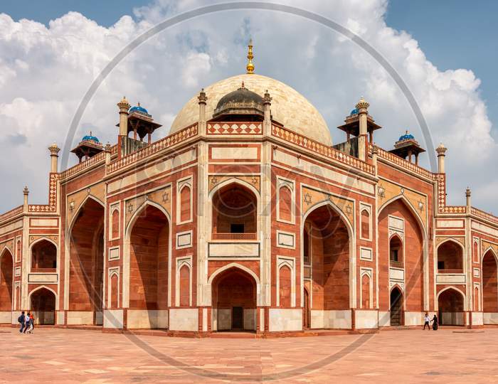 Humayun'S Tomb, Mausoleum Of Mughal Emperor Humayun In New Delhi, India