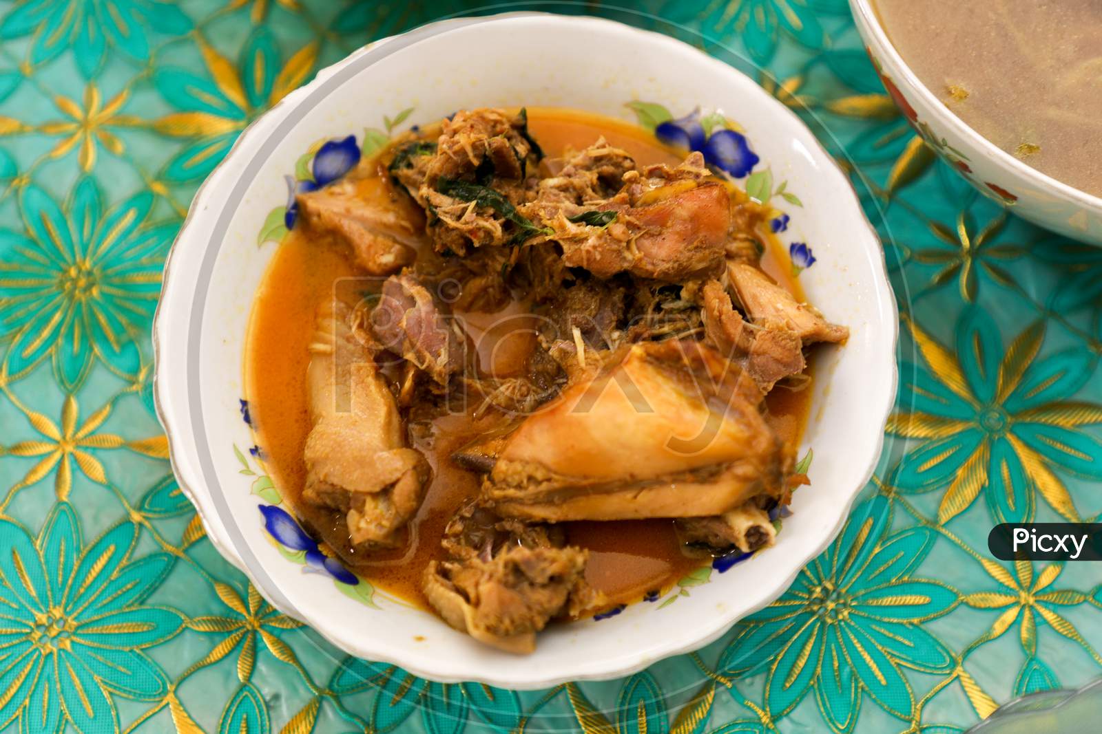 Image of Burmese Dish Served in a Bowl-AY151675-Picxy