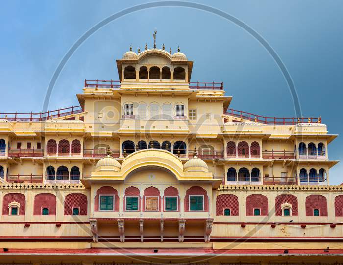 Chandra Mahal In Jaipur City Palace In Rajasthan, India